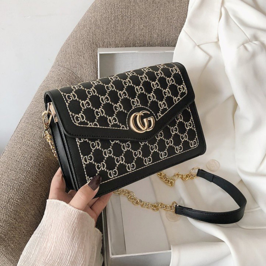 CR 7442 BQ 3096 RISCE TAS SELEMPANG IMPORT WANITA CEWEK PEREMPUAN JAKARTA BATAM