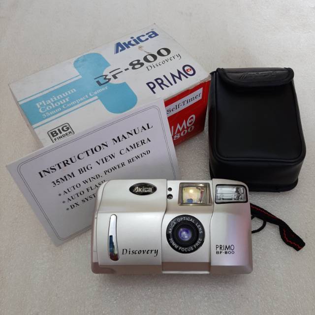 Kamera Analog Akica BF-800 Self Timer NOS