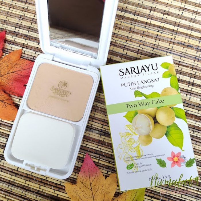 SARIAYU PUTIH LANGSAT Skin Brightening Two Way Cake 13g/bedak padat sari ayu untuk semua jenis kulit