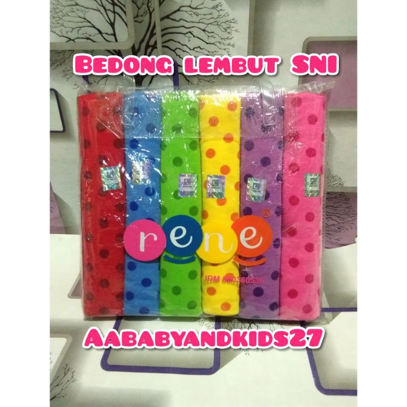 3PC BEDONG BAYI RENE RAINBOW POLKADOT-BEDONG BAYI RAINBOW POLKADOT-BEDONG BAYI LEMBUT BERKUALITAS