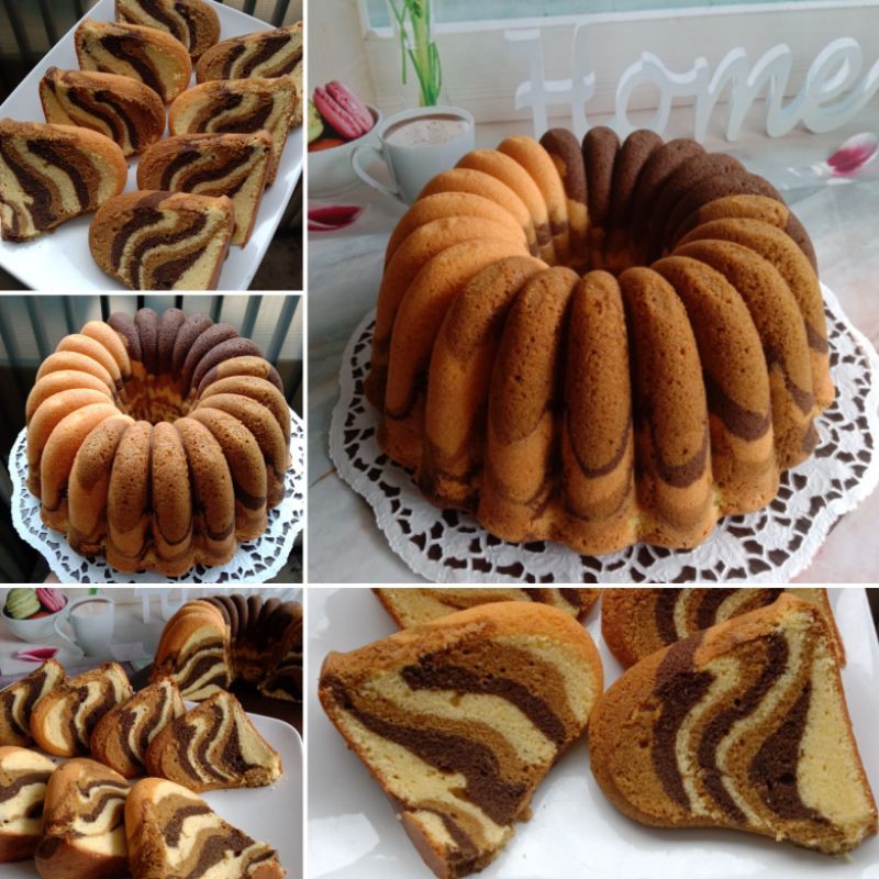 

MARMER CAKE by MamaGi | Bolu Marmer | Bolu Marbel | Bolu Marble | Cake Marmer | Bolu Jadul