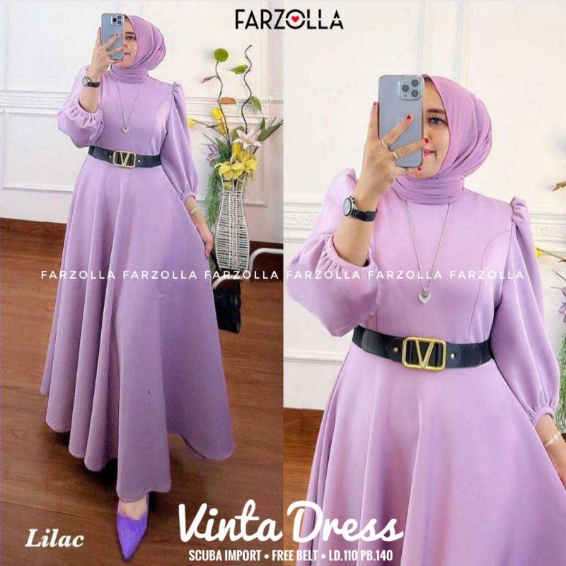 Maxi Dress Wanita Kekinian Vinta Sephora Series