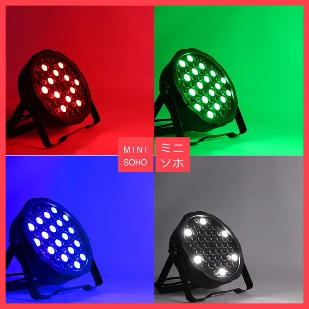 Lampu Sorot Panggung Disco 54 x 3W / 18 x 3W LED PAR RGB RGBW Spotlight Hias