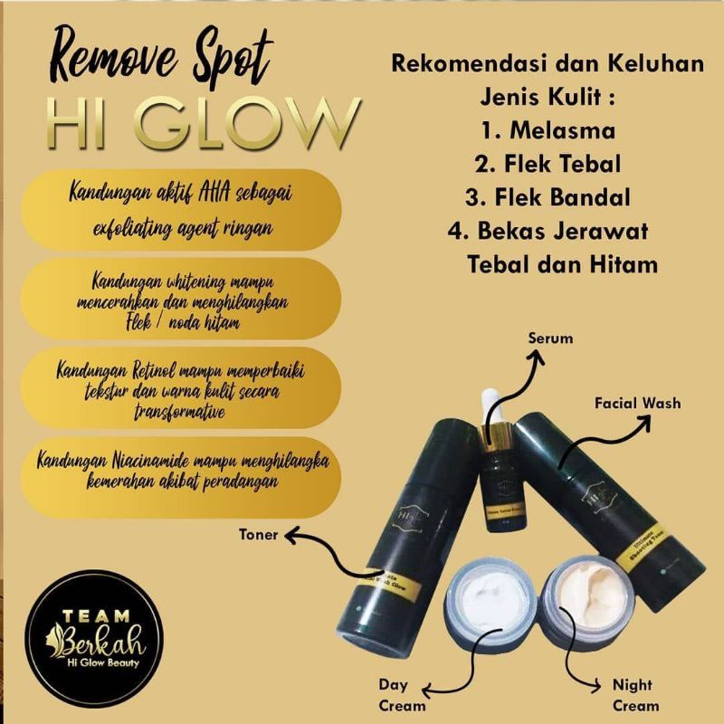 HI GLOW SKINCARE REMOVE SPORT
