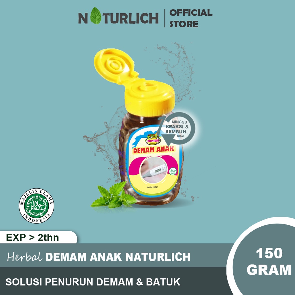 Madu Demam Anak NATURLICH - Solusi demam anak dengan cepat & sembuhkan demam anak dengan cepat dan o