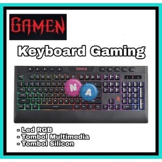 HT - Keyboard Wired Gaming Gamen LED RGB Backlight GK200 | Shopee Indonesia