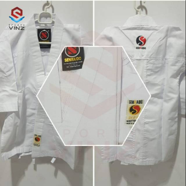 Senkaido Seragam Pakaian Karate Tegi Kumite Diamond Two