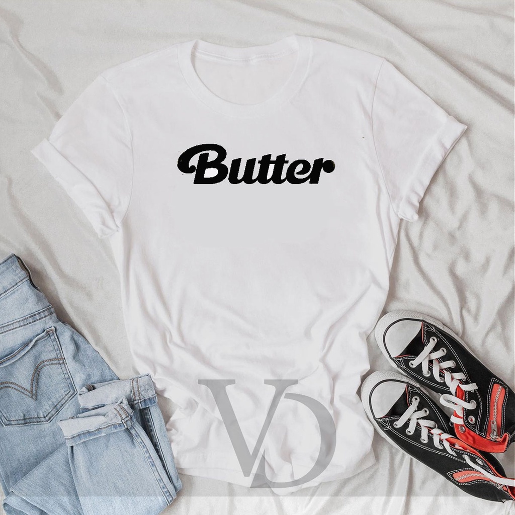 Baju Kaos BUTTER / tshirt Oversize / kaos jumbo bts army