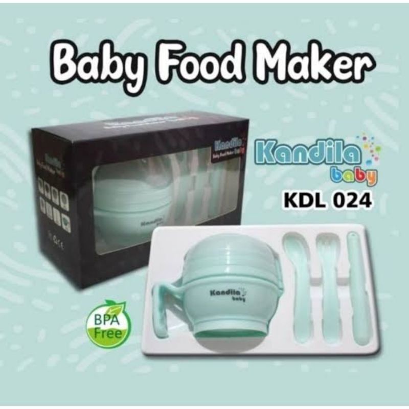 Kandila Baby Food Maker KDL024 - Kandila Mangkok Penghalus Makanan Bayi Mpasi