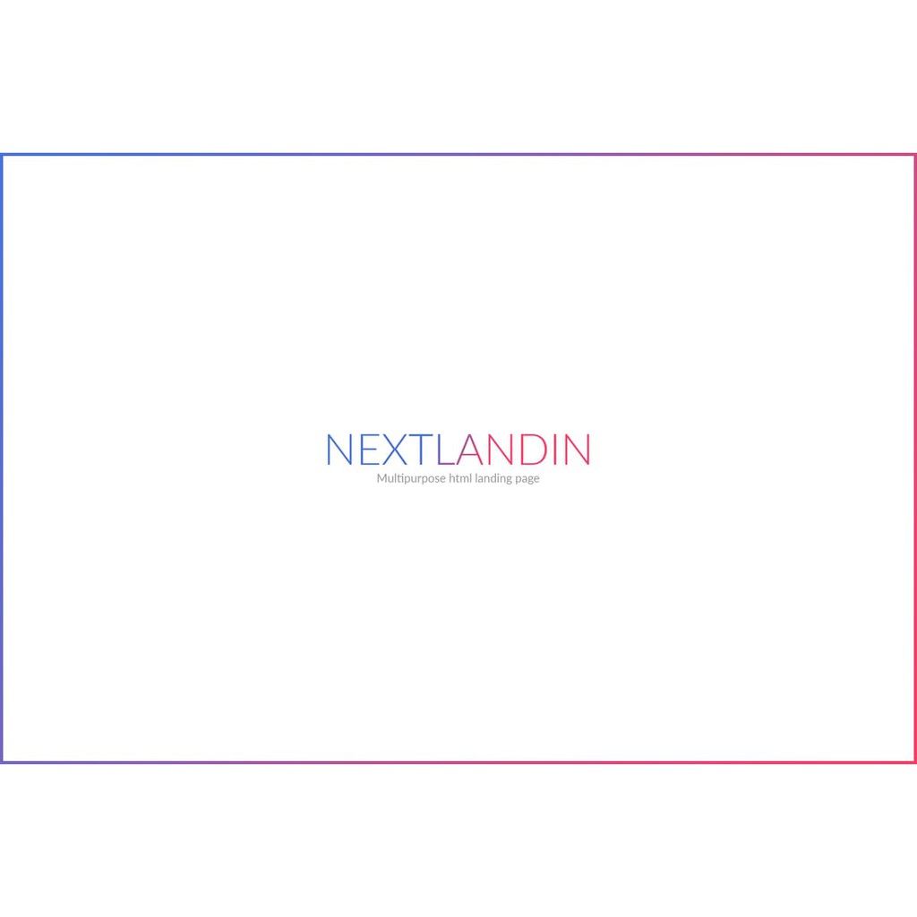 Landing HTML Page - NEXTLANDIN MULTIPURPOSE Landing HTML Page