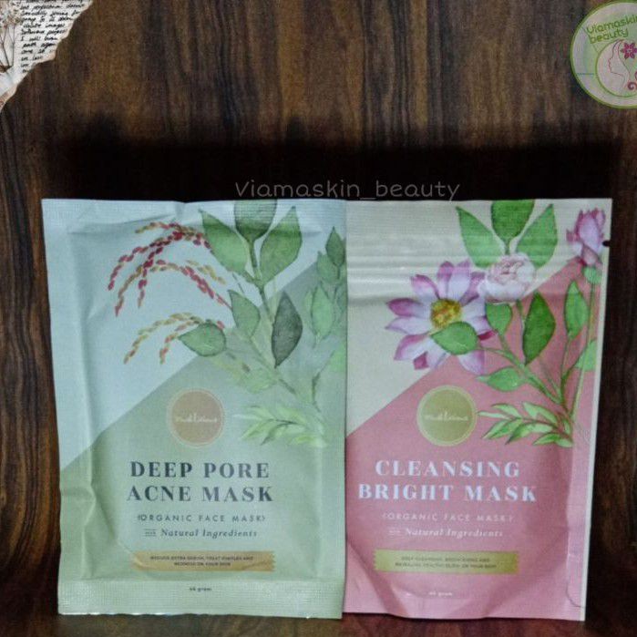 DEEP PORE ACNE/CLEANSING BRIGHT MASK by Crushlicious free kuas masker