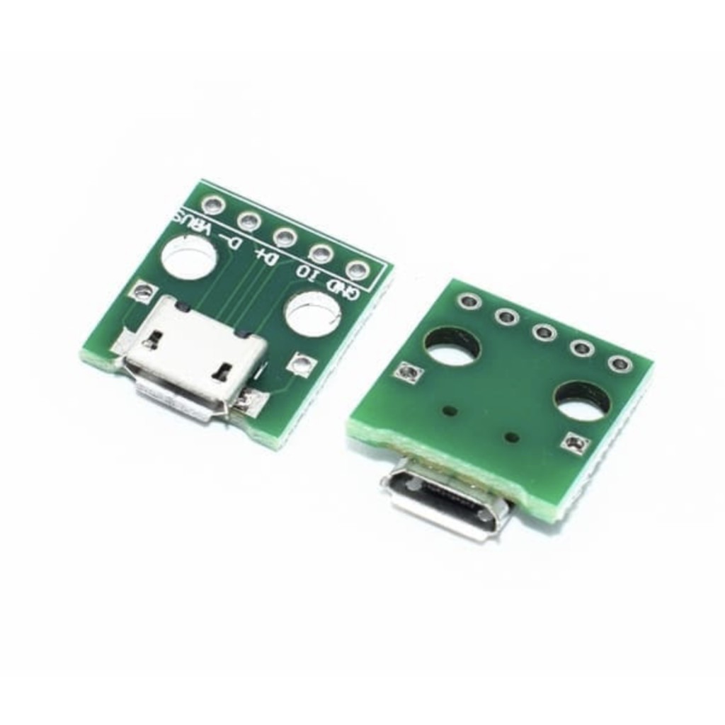 Micro USB To DIP 2.54mm 5p Female Adapter Connector PCB Converter module 5 pin