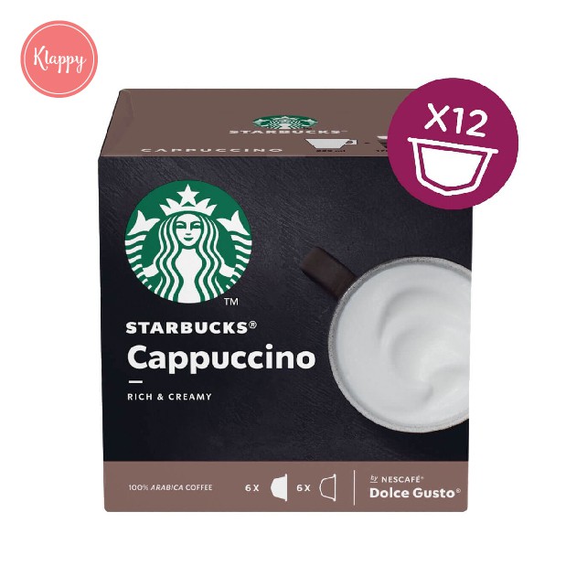 

Nescafe Dolce Gusto NDG Starbucks Cappuccino Coffee Capsule Bisa COD!