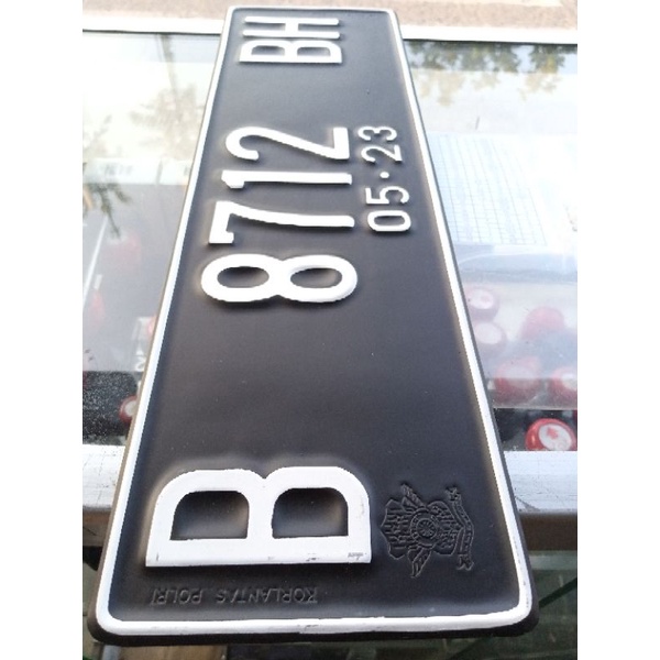 plat nomor Mobil LOGO 1pcs