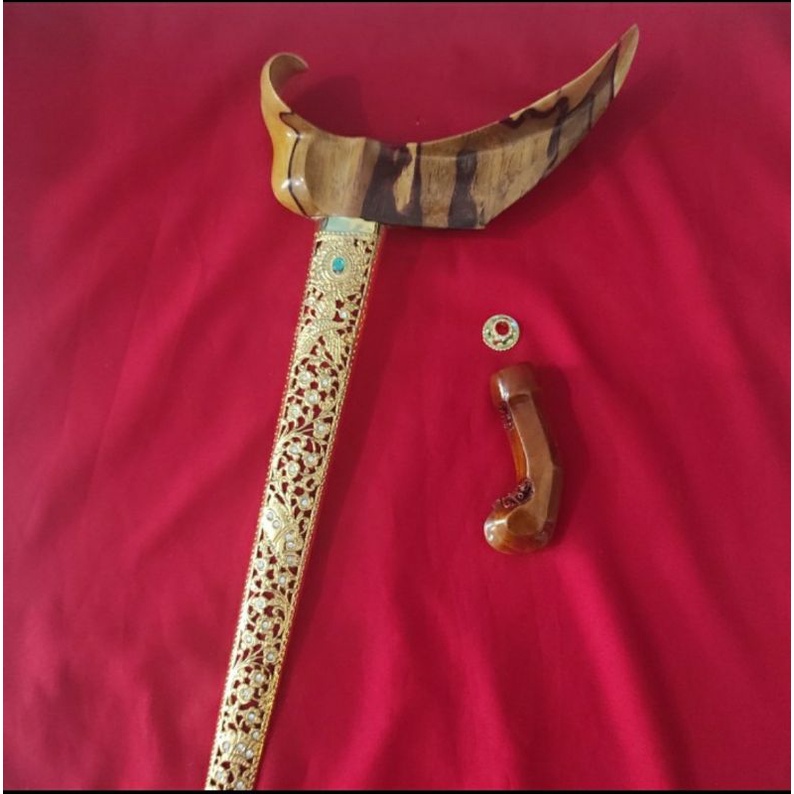Warangka keris Pendok Krawang Sepuh Emas