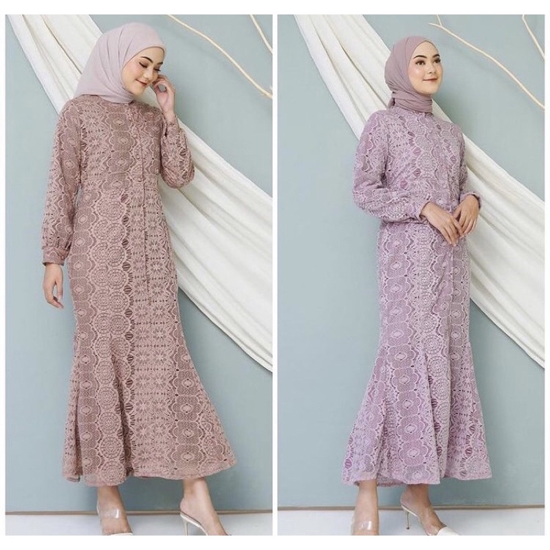 BROKAT VINTAGE DRESS BY ABINAYA BUTIK