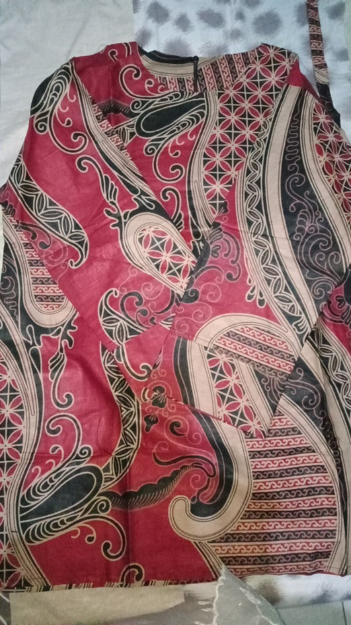 Atasan Batik Dolby Dolbi Dobby Doby Tenun Sutra Tulis Halus Katun Atbm Baron ,sarombit Atasan