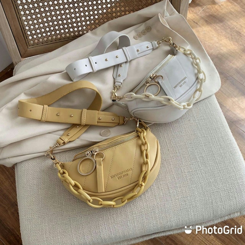 tas selempang tas semi kulit wanita model 2022 terbaru andini