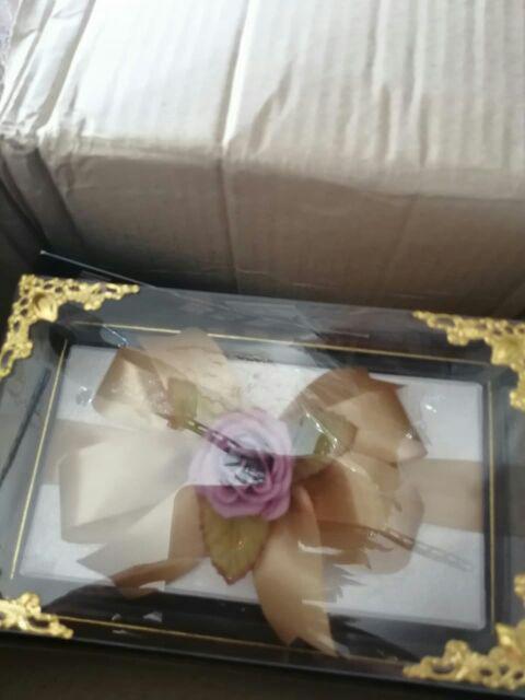 Frame Tempat Uang Box Karton Untuk Seserahan Pernikahan/tunangan - Fub