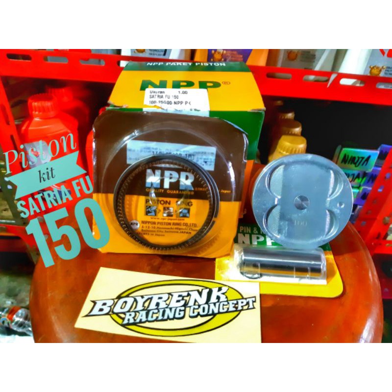 PISTON KIT SATRIA FU 150 150 sd 200 NPP - BOYRENK RACING