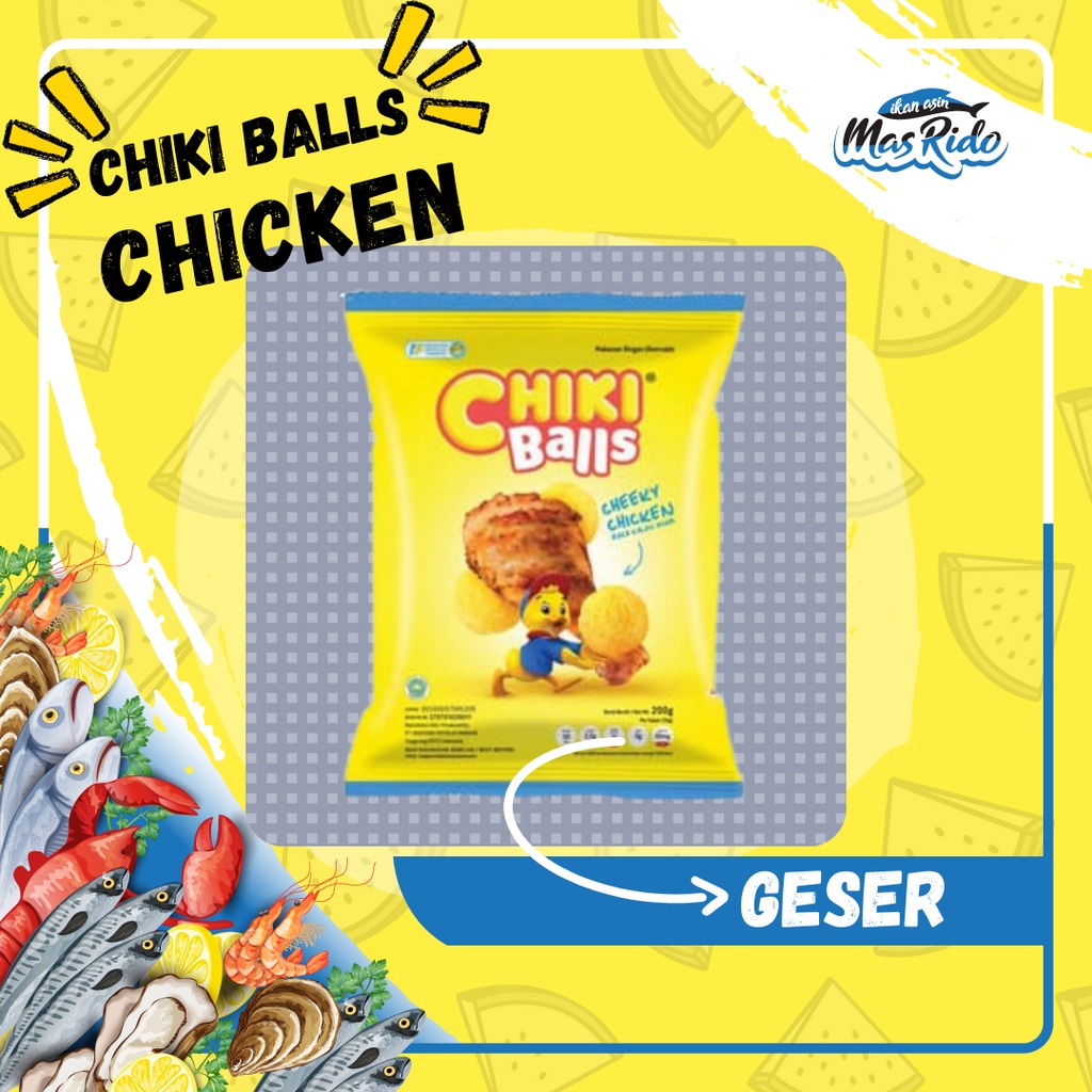 

Chiki Balls Ayam 50 Gram Cemilan Ringan Rasa Ayam Termurah