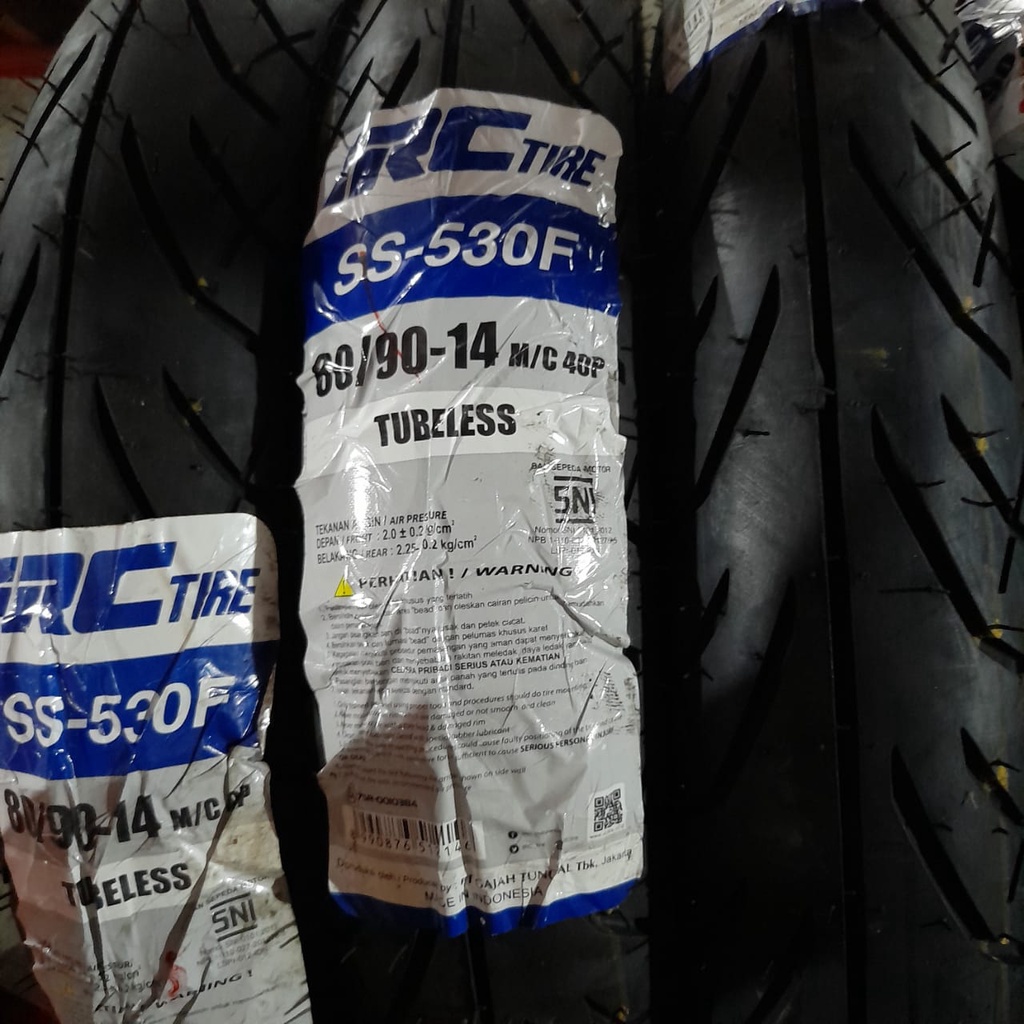 Ban matic tubeless IRC SS530 80 90 14 beat mio vario SS530F