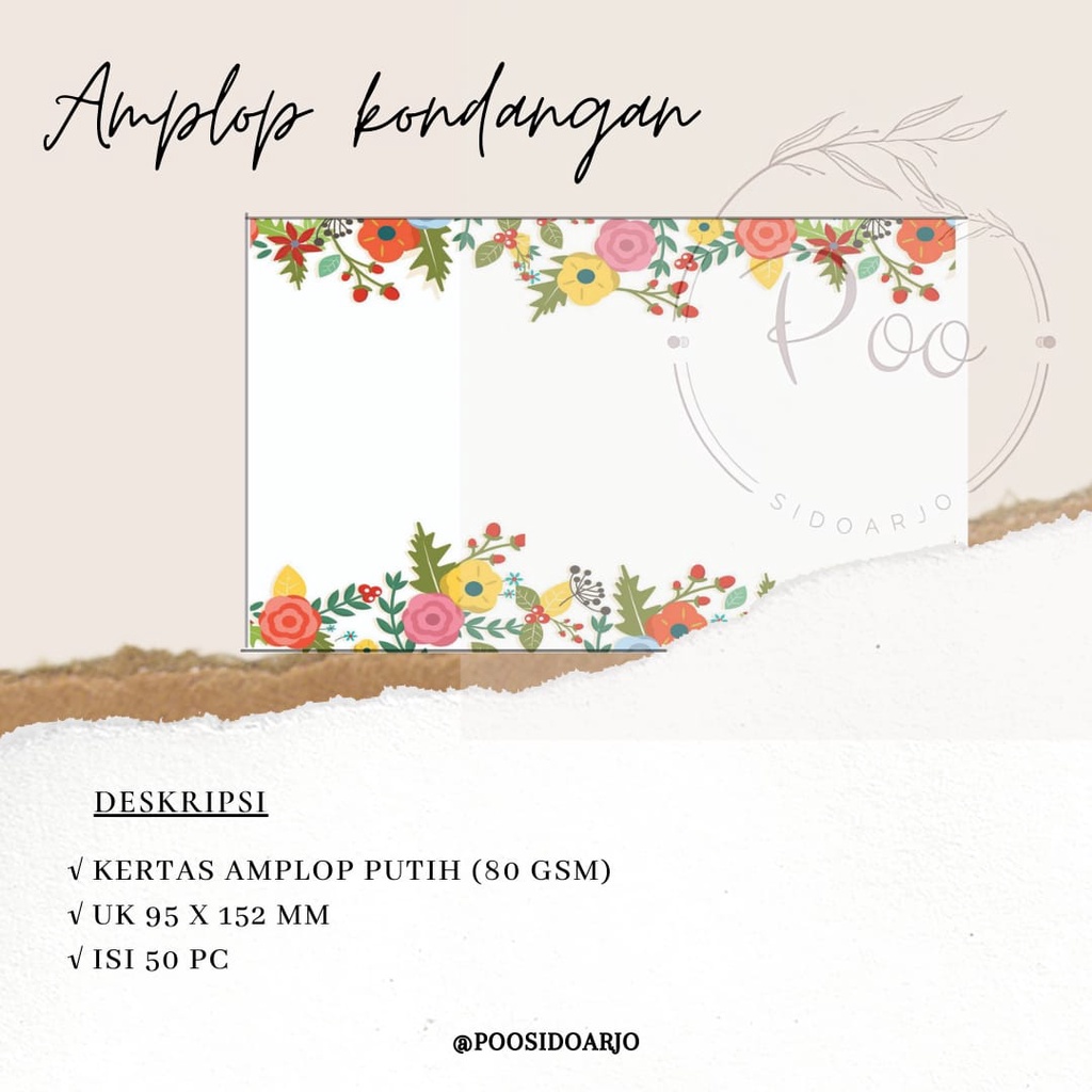 

AMPLOP KONDANGAN / AMPLOP SUMBANGAN