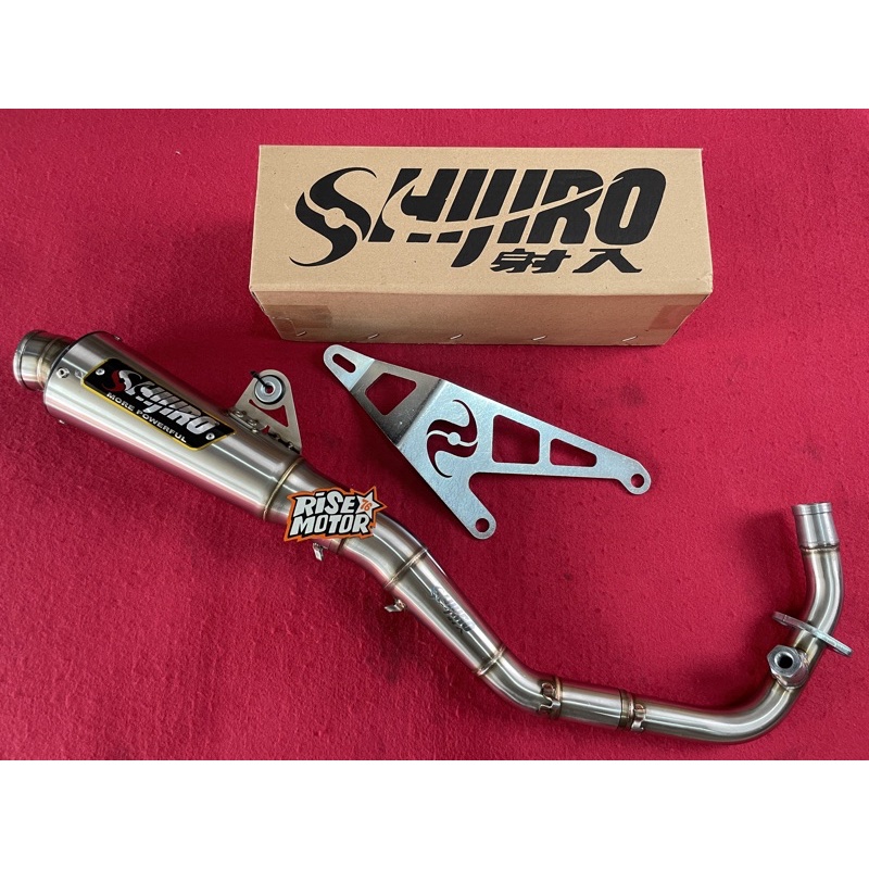 Knalpot Shijiro Vespa 150 Primavera Sprint Iget M3 Short