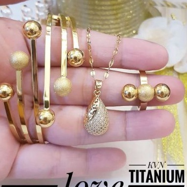 TiTanium Set perhiasan wanita DC14