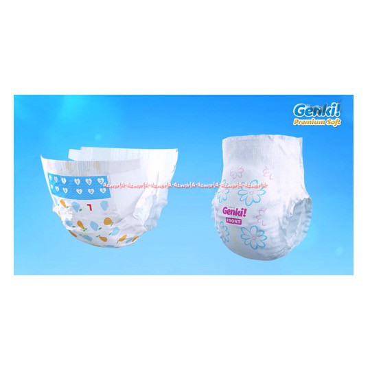 Nepia Genki Premium Soft Pants XL 26 Popok Celana Anak 12-17Kg