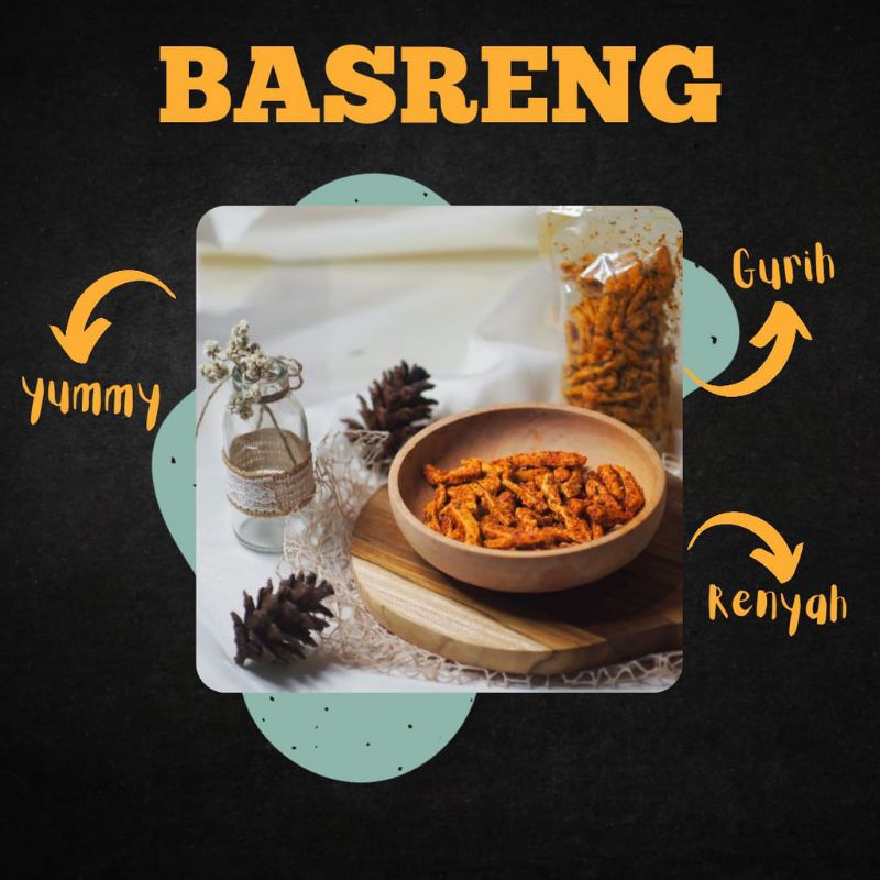 

[BISA COD/BAYAR DI TEMPAT] Basreng Ori dan Pedas | Jajanan Kripik Pedas | Basreng Viral