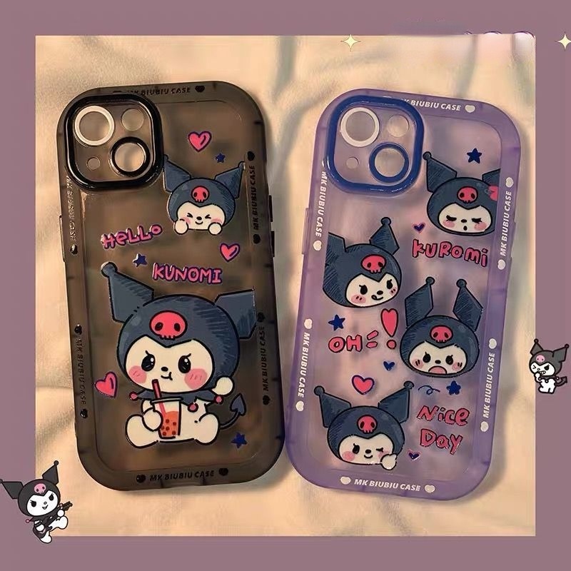 Case Motif Kartun Kuromi Untuk iphone 12 13 11 Pro Max X Xs Max Xr