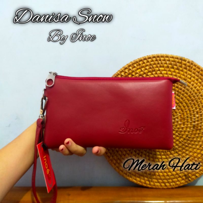 DANISA BAHAN SNOW BY INOE // DOMPET POUCH PANJANG HP WANITA