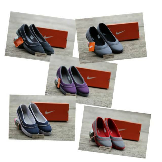 Sepatu Nike wanita. Sepatu cewek slip on