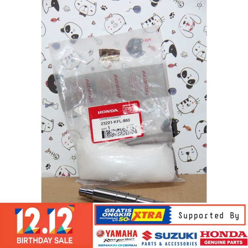 DIJAMIN ASLI AS SHAFT GEAR GIR DEPAN HONDA LEGENDA SUPRA FIT NEW REVO ORIGINAL BERKUALITAS