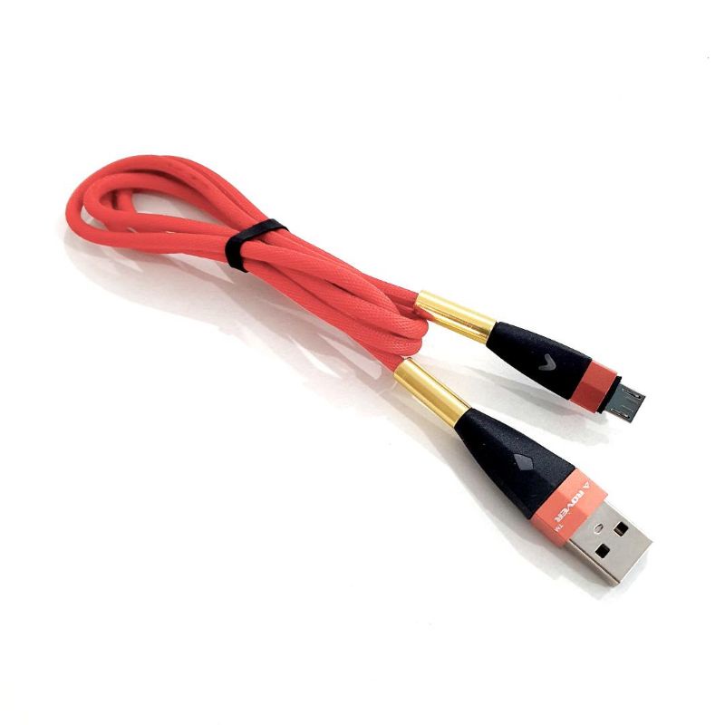 【AROVER】[GROSIR/COD] Kabel Data Led METAL NYLON Cb03K Original / Micro Usb / Type C - GARANSI