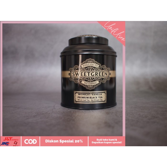 

⭐COD⭐ Sweetgreen Midnight Vanilla Premium Tea - 50 gram