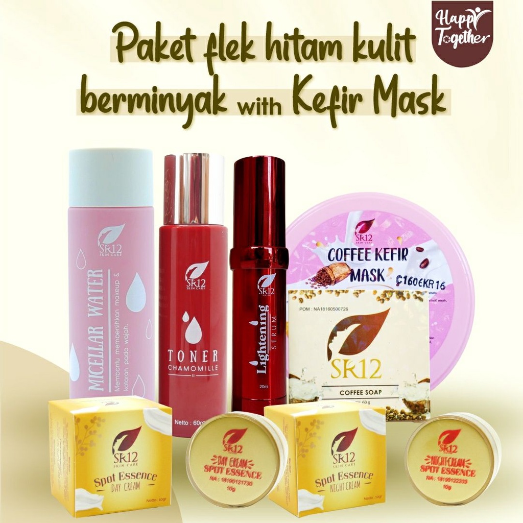 PAKET SKINCARE HERBAL ALAMI BASMI FLEK HITAM HIPERPIGMENTASI MELASMA / PAKET SKINCARE BPOM TERMURAH 