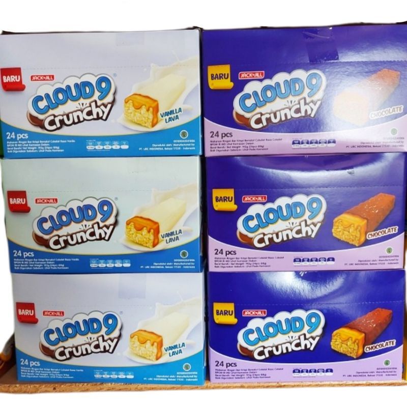 

Cloud 9 Crunchy - 1 Box 8 gram x 24 pcs