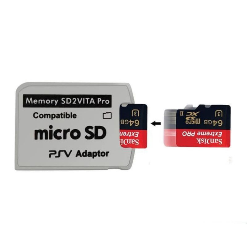 ADAPTER CONVERTER SD2VITA PRO MC MEMORY CARD MICRO SD PS VITA PSVITA ADAPTOR MEMORY SD 2 VITA CONVERTER PLAYSTATION VITA