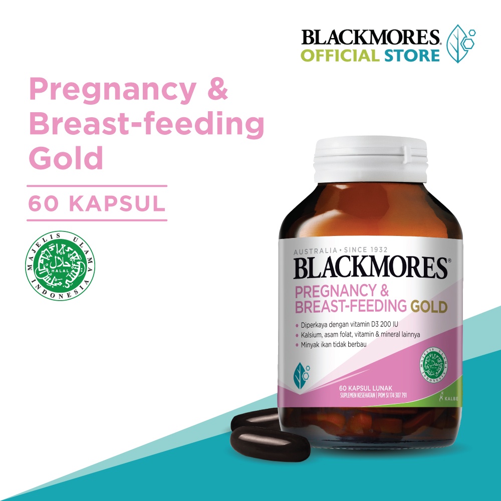 Promo Harga Blackmores Pregnancy & Breastfeeding Gold 60 pcs - Shopee
