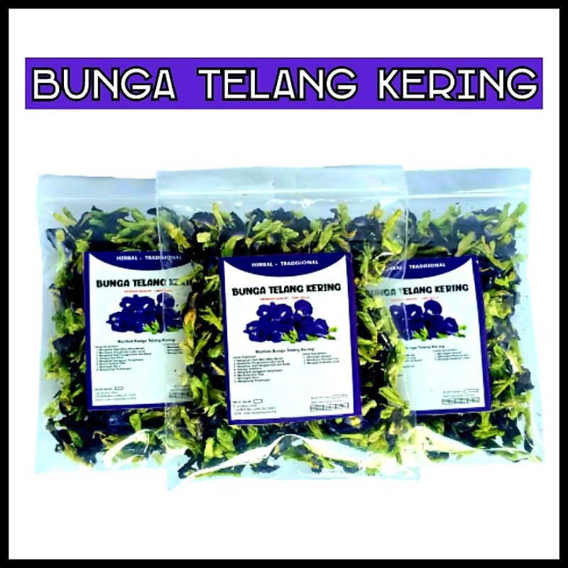 

Bunga telang kering 100 gram