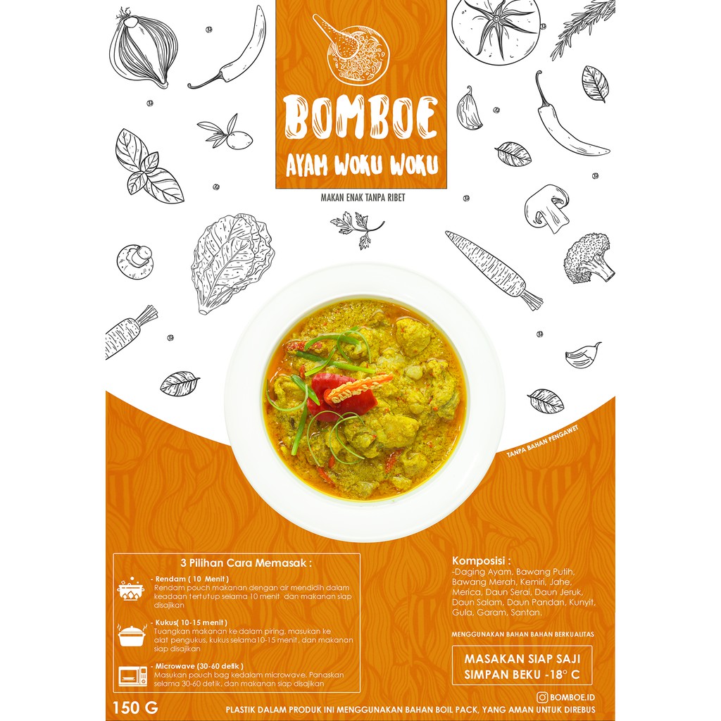 

AYAM WOKU WOKU HOMEMADE FROZEN FOOD