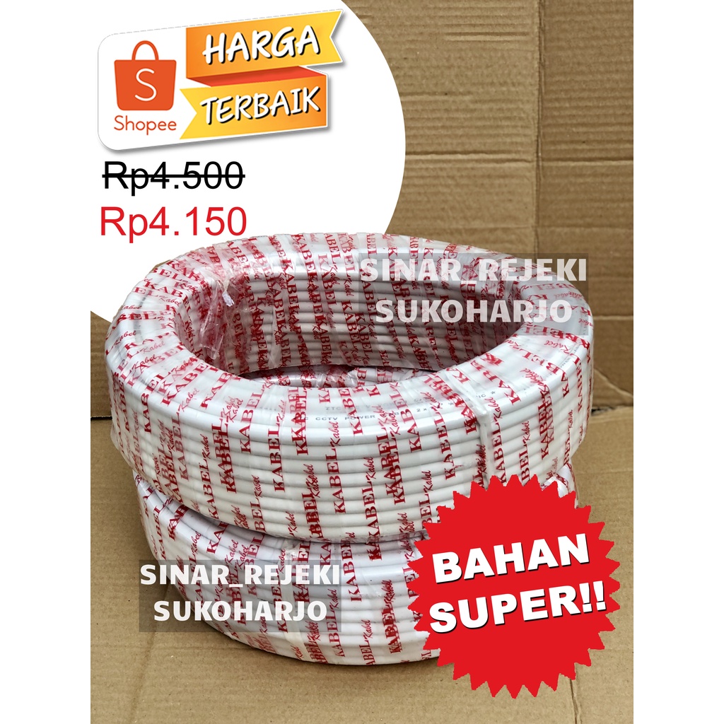 Kabel NYM 2X1.5 Kabel Listrik NYM Super Kawat 2X1,5 2 X 1.5 1,5 MM Meteran per Meter