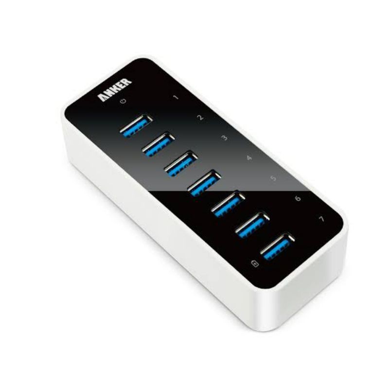Anker USB Hub 7 Port 3.0 Vertical Original 68ANHUB Resmi Anker