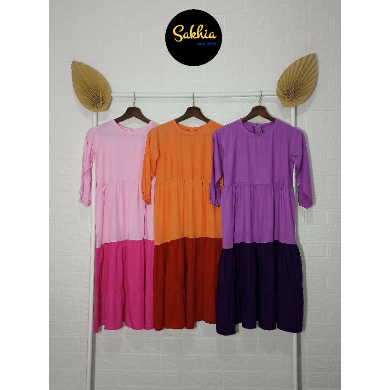 GAMIS ANAK USIA 5Y-7Y/ GAMIS RAYON