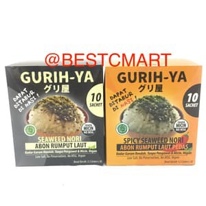 

GURIH-YA SEAWEED NORI SEASONING 10 SACHET X 5.5GR