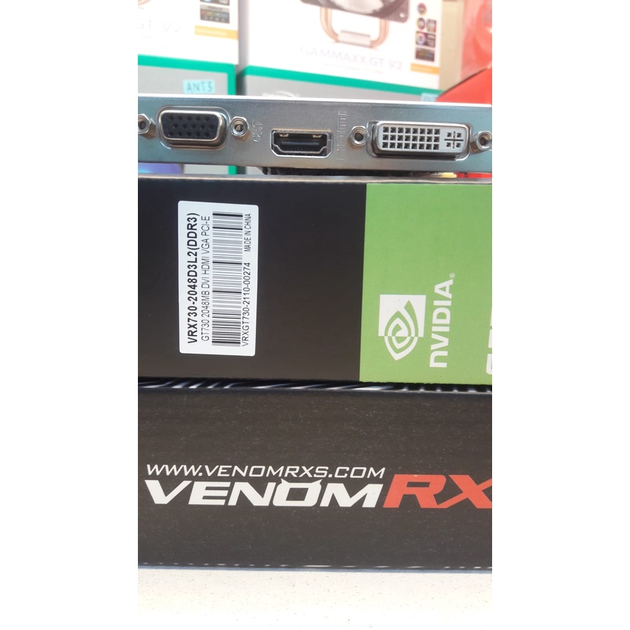 VGA Card VENOMRXS NVIDIA GEFORCE GT 730 2GB / 4GB GDDR3 128bit HDMI,VGA,DVI