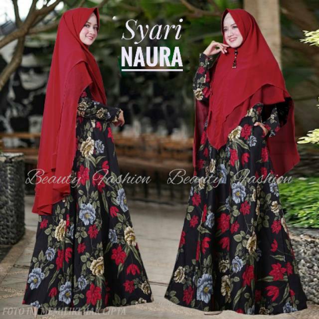 Gamis Syari Naura set khimar