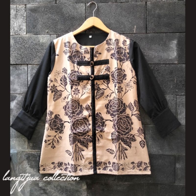 ROSE KOIN BLOUSE BATIK KERJA LAPIS FURING BUSUI FRIENDLY